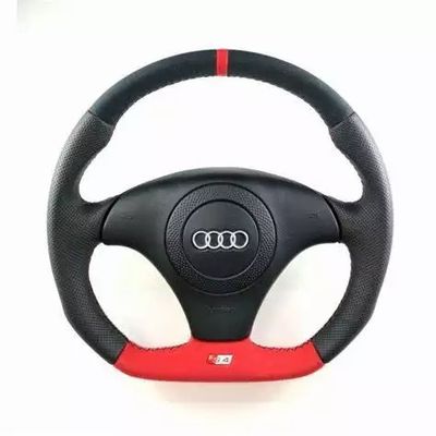 For Au-Di Range Customized Full Leather Steering Wheel